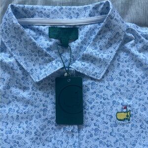 Masters Blue Casual Button Down Shirt. From Masters 2025